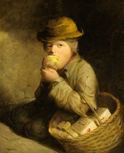 एक दियासलाई विक्रेता, c.1859 (कैनवास पर तेल)