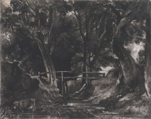 ए डेल, हेल्मिंघम पार्क, सफोल्क, 1830। द्वारा डेविड लुकास