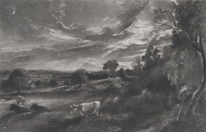ग्रीष्मकालीन शाम, 1831। द्वारा डेविड लुकास