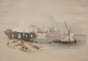 सिदोन का गढ़, 1839। द्वारा डेविड रॉबर्ट्स