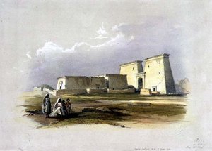 डक्के, "मिस्र और नूबिया" से, Vol.1 (लिथो) द्वारा डेविड रॉबर्ट्स