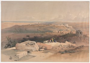 गाजा, 1839। द्वारा डेविड रॉबर्ट्स