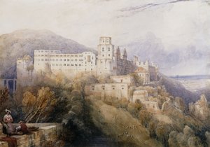 हीडलबर्ग, द पैलेस ऑफ द इलेक्टर्स ऑफ द पैलेटिनेट, 1832 द्वारा डेविड रॉबर्ट्स