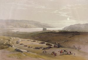 जेरिको, 3 अप्रैल 1839 को लंदन में 1842 में प्रकाशित लुई हेघे (1806-85) द्वारा उत्कीर्ण &39;द होली लैंड&39; के खंड II से द्वारा डेविड रॉबर्ट्स