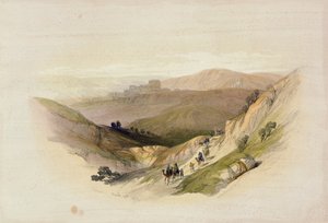 सेमुआ के खंडहर, &39;द होली लैंड&39; के खंड 1 से 16 मार्च 1839; लंदन में 1842 में प्रकाशित लुई हेघे (1806-85) द्वारा उत्कीर्ण द्वारा डेविड रॉबर्ट्स