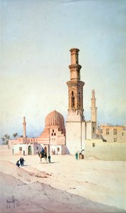 कैलिफ़ोर्निया का मकबरा, काहिरा, c1907 द्वारा डेविड रॉबर्ट्स