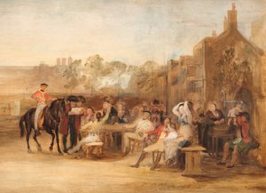 1819 में वाटरलू डिस्पैच पढ़ने वाली चेल्सी पेंशनर्स द्वारा डेविड विल्की