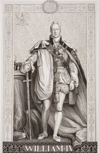 विलियम IV (1765-1837) `अंग्रेजी और स्कॉटिश इतिहास &39;वॉल्यूम II के चित्र द्वारा डेविड विल्की