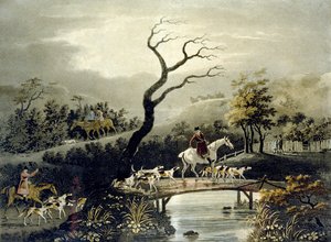 नाइट, फॉक्सहंटिंग, जेएच क्लार्क और एफ. जेकेस द्वारा उकेरी गई द्वारा डीन एसएनआर। (बाद) वोल्स्टेनहोल्म