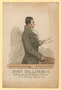 जॉन बेलिंगहैम, 15 मई 1812 को सेशंस हाउस, ओल्ड बेली में लिया गया