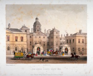 हॉर्स गार्ड्स, वेस्टमिंस्टर, लंदन, 1854। द्वारा Deroy