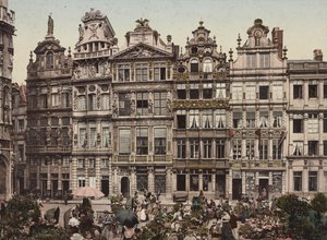 ग्रैंड प्लेस, ब्रसेल्स, c.1900 द्वारा डेट्रोइट प्रकाशन कंपनी