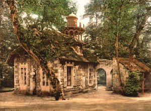 लघु ट्राईऑन, डेयरी, वर्साय, c.1890-1900 द्वारा डेट्रोइट प्रकाशन कंपनी