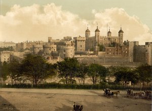 टॉवर ऑफ लंदन, c.1890-1900 द्वारा डेट्रोइट प्रकाशन कंपनी