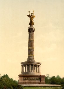 विजयी स्तंभ, बर्लिन, जर्मनी, c.1900 द्वारा डेट्रोइट प्रकाशन कंपनी