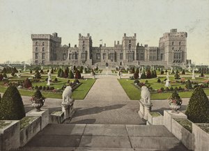 विंडसर कैसल ईस्ट टेरेस, c.1900 द्वारा डेट्रोइट प्रकाशन कंपनी