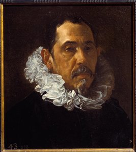 फ्रांसिस्को पाचेको का पोर्ट्रेट, स्पेनिश चित्रकार (1564-1654)। डिएगो रोड्रिग्ज डी सिल्वा वाई वेलास्केज़ (1599-1660) द्वारा पेंटिंग, लगभग 1620। कैनवास पर तेल। मंद: 0.40 एक्स 0.36 मीटर। मैड्रिड। प्राडो संग्रहालय द्वारा डिएगो वेलाज़क्वेज़
