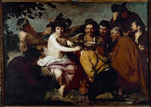 Bacchus या ड्रंक की विजय (कैनवास पर तेल द्वारा डिएगो वेलाज़क्वेज़
