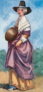 क्रॉमवेल के समय की एक महिला 1649-1660 द्वारा डायोन क्लेटन कैल्थ्रोप