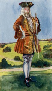 जॉर्ज I के शासनकाल में मनुष्य की पोशाक (1714-1727) द्वारा डायोन क्लेटन कैल्थ्रोप