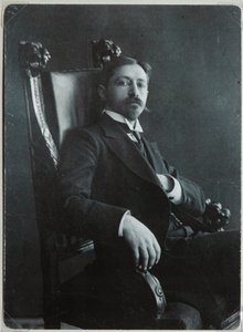 लेखक इवान ए। बीन 1870-1953, 1909 का चित्रण