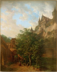 लैंडशूट के पास ट्रौस्निट्ज़ कैसल द्वारा डोमिनिको II क्वाग्लियो