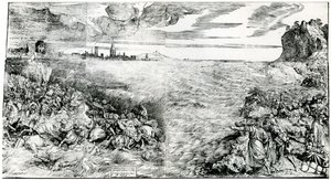 लाल सागर में फिरौन की सेना का विनाश, 1549, 1937 द्वारा डोमेनिको डेल ग्रीचे