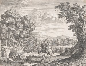 बेलेरोफॉन चिमेरा को जीतते हुए, 1668। द्वारा डोमिनिक बैरियर