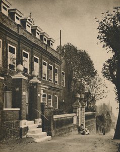 हाईगेट हिल पर क्रॉमवेल हाउस, सत्रहवीं शताब्दी की एक हवेली, c1935। द्वारा डोनाल्ड मैकलेश