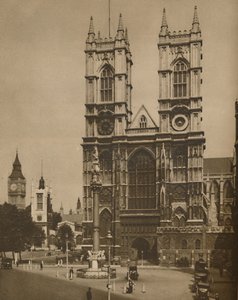 वेस्टमिंस्टर एब्बे के फैब्रिक में द हैंड ऑफ व्रेन, c1935। द्वारा डोनाल्ड मैकलेश