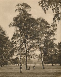द लेव्स-वर्क ऑफ़ द लेव्स: ए समर मॉर्निंग इन हाइड पार्क, c1935। द्वारा डोनाल्ड मैकलेश