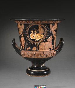 एक लाल-आंकड़ा lekythos से विस्तार