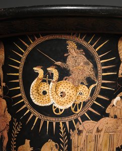 एक लाल-आंकड़ा lekythos से विस्तार