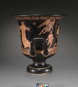 एक लाल-आंकड़ा lekythos से विस्तार