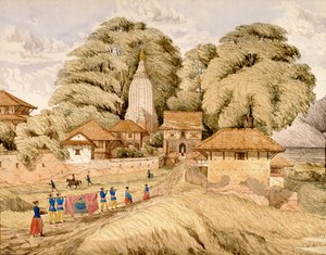 नारायण - हित्ते, काठमांडू, नेपाल के पास द्वारा डॉ हेनरी एम्ब्रोस ओल्डफील्ड