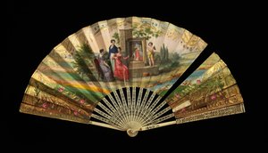 फैन, फ्रेंच, 1820-30।