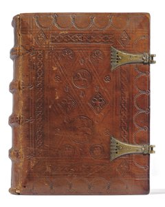 डच में घंटे और प्रार्थना की पुस्तक, लोअर राइनलैंड, एमेरिच, क्लीवेज, c.1480 (वेल्लम और पेपर पर स्याही और रंगद्रव्य, धातु के आवरणों के साथ बोर्डों पर बछड़े में बंधे) द्वारा डच स्कूल