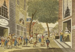 स्कूल से बाहर आने वाले बच्चे, 1812 द्वारा डच स्कूल