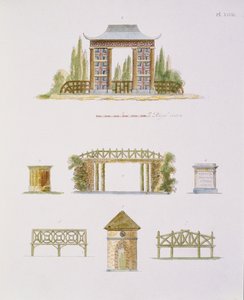 जी। वैन लार की पत्रिका गार्डन गार्डन की सजावट, 1802 प्रकाशित (172967 भी देखें) द्वारा डच स्कूल