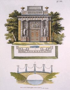 जी वैन लार द्वारा पत्रिका की गार्डन सजावट से उद्यान सजावट, 1802 प्रकाशित द्वारा डच स्कूल