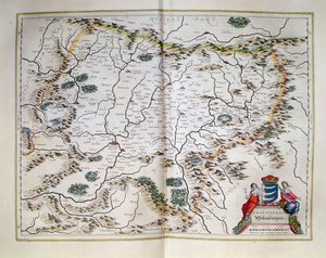 ट्रांसिल्वेनिया का नक्शा, एटलस, एम्स्टर्डम, 1657 से