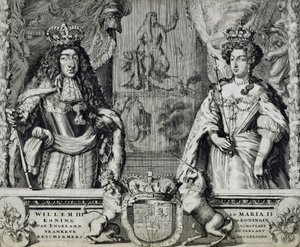 विलियम III (1650-1702) और मैरी II (1662-94), c.1688-94 द्वारा डच स्कूल