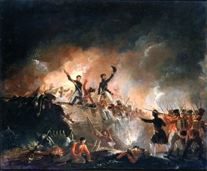 15 अगस्त 1814, 1840 को फोर्ट एरी में अंग्रेजों का दमन द्वारा EC Watmough