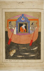 18 वीं शताब्दी में शोता रुस्तवेली द्वारा पैंथर्स स्किन में महाकाव्य कविता द नाइट की चित्रण द्वारा ई। त्स