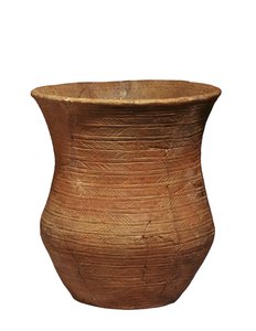 रेडली, बैरो हिल्स में एक कब्र से बेल बीकर, c.2500-2150 ईसा पूर्व (मिट्टी) (3033366 वर्ष भी देखें)