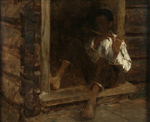 ब्लैक बॉय, c.1860-61 (कैनवास पर तेल) द्वारा ईस्टमैन जॉनसन