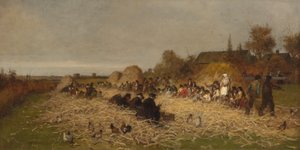 हस्किंग बी, नानटकेट का द्वीप, 1876।