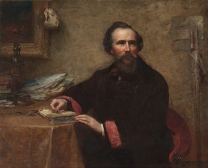 जीनियो सी। स्कॉट की पोर्ट्रेट, 1859। द्वारा ईस्टमैन जॉनसन