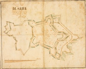Blakier के ऊपर ग्राउंड क्रैक द्वारा एक्लेफ