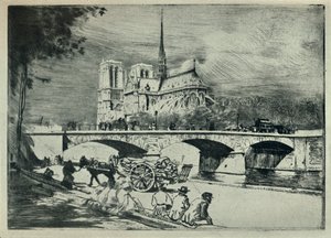 नॉट्रे डेम का एप, 1915 द्वारा एडगर चहाइन